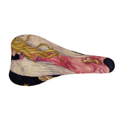 Watercolor Virgo Zodiac Sign Print Bicycle Seat Cover