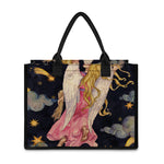 Watercolor Virgo Zodiac Sign Print Canvas Tote Bag