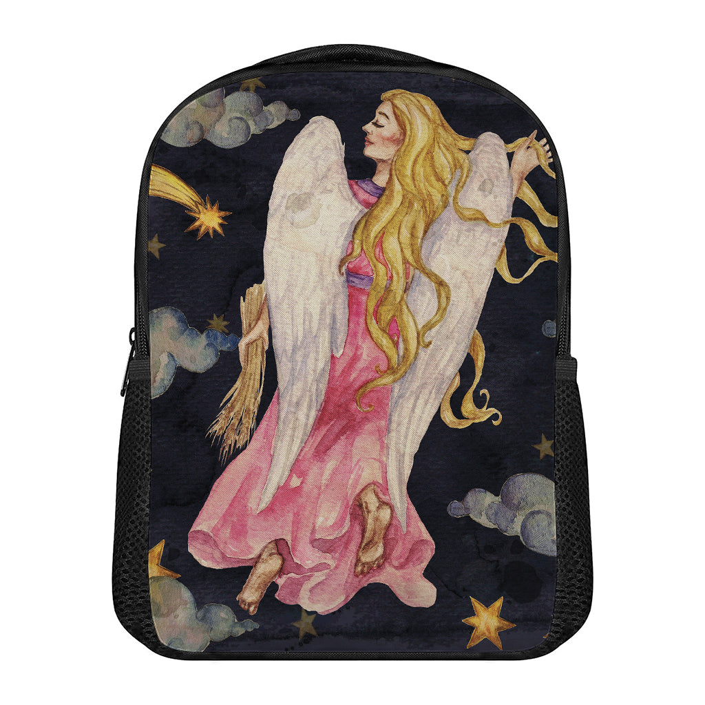 Watercolor Virgo Zodiac Sign Print Casual Backpack