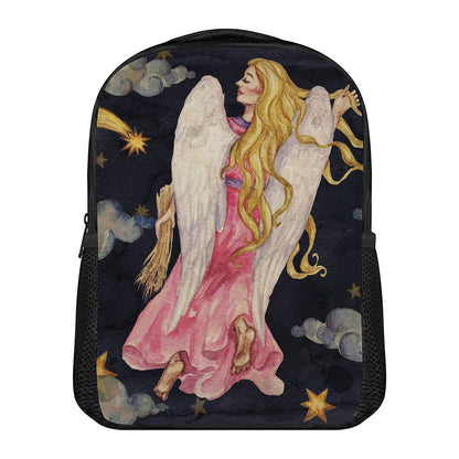 Watercolor Virgo Zodiac Sign Print Casual Backpack