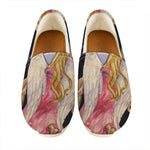 Watercolor Virgo Zodiac Sign Print Casual Shoes