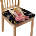 Watercolor Virgo Zodiac Sign Print Chair Cushion Cover