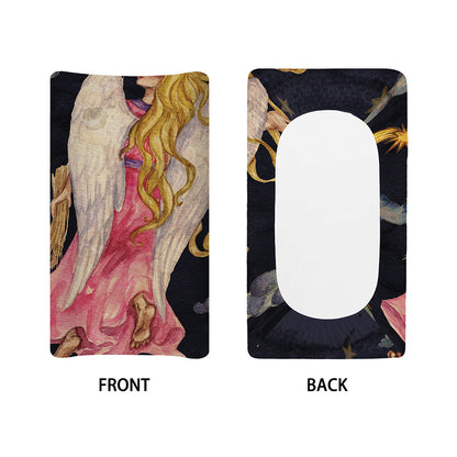 Watercolor Virgo Zodiac Sign Print Changing Pad Cover