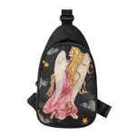 Watercolor Virgo Zodiac Sign Print Chest Bag