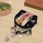 Watercolor Virgo Zodiac Sign Print Coin Purse