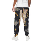 Watercolor Virgo Zodiac Sign Print Cotton Pants