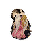 Watercolor Virgo Zodiac Sign Print Dog Zip Up Jacket