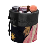 Watercolor Virgo Zodiac Sign Print Drawstring Makeup Bag