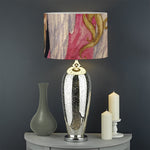 Watercolor Virgo Zodiac Sign Print Drum Lamp Shade