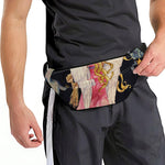 Watercolor Virgo Zodiac Sign Print Fanny Pack