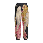 Watercolor Virgo Zodiac Sign Print Fleece Lined Knit Pants