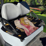 Watercolor Virgo Zodiac Sign Print Golf Cart Seat Cover