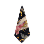 Watercolor Virgo Zodiac Sign Print Hand Towel