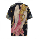 Watercolor Virgo Zodiac Sign Print Hawaiian Shirt