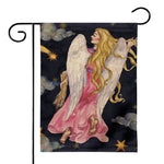 Watercolor Virgo Zodiac Sign Print House Flag