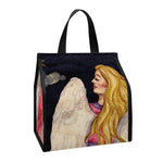 Watercolor Virgo Zodiac Sign Print Insulated Lunch Tote