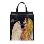 Watercolor Virgo Zodiac Sign Print Insulated Lunch Tote