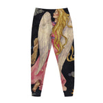 Watercolor Virgo Zodiac Sign Print Jogger Pants