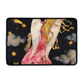 Watercolor Virgo Zodiac Sign Print Kitchen Mat