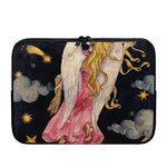 Watercolor Virgo Zodiac Sign Print Laptop Sleeve