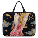Watercolor Virgo Zodiac Sign Print Laptop Sleeve With Handle