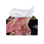 Watercolor Virgo Zodiac Sign Print Leather Tissue Box Cover