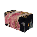 Watercolor Virgo Zodiac Sign Print Leather Tissue Box Cover