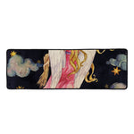 Watercolor Virgo Zodiac Sign Print Long Kitchen Mat