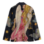 Watercolor Virgo Zodiac Sign Print Men's Blazer