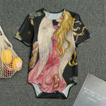 Watercolor Virgo Zodiac Sign Print Men's Bodysuit