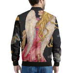 Watercolor Virgo Zodiac Sign Print Men's Bomber Jacket