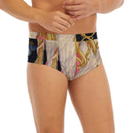 Watercolor Virgo Zodiac Sign Print Men's Briefs