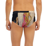 Watercolor Virgo Zodiac Sign Print Men's Briefs
