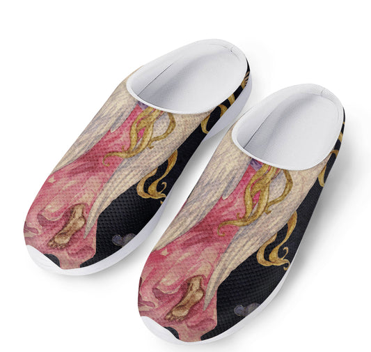 Watercolor Virgo Zodiac Sign Print Mesh Casual Shoes