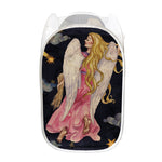 Watercolor Virgo Zodiac Sign Print Mesh Laundry Hamper