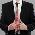 Watercolor Virgo Zodiac Sign Print Necktie