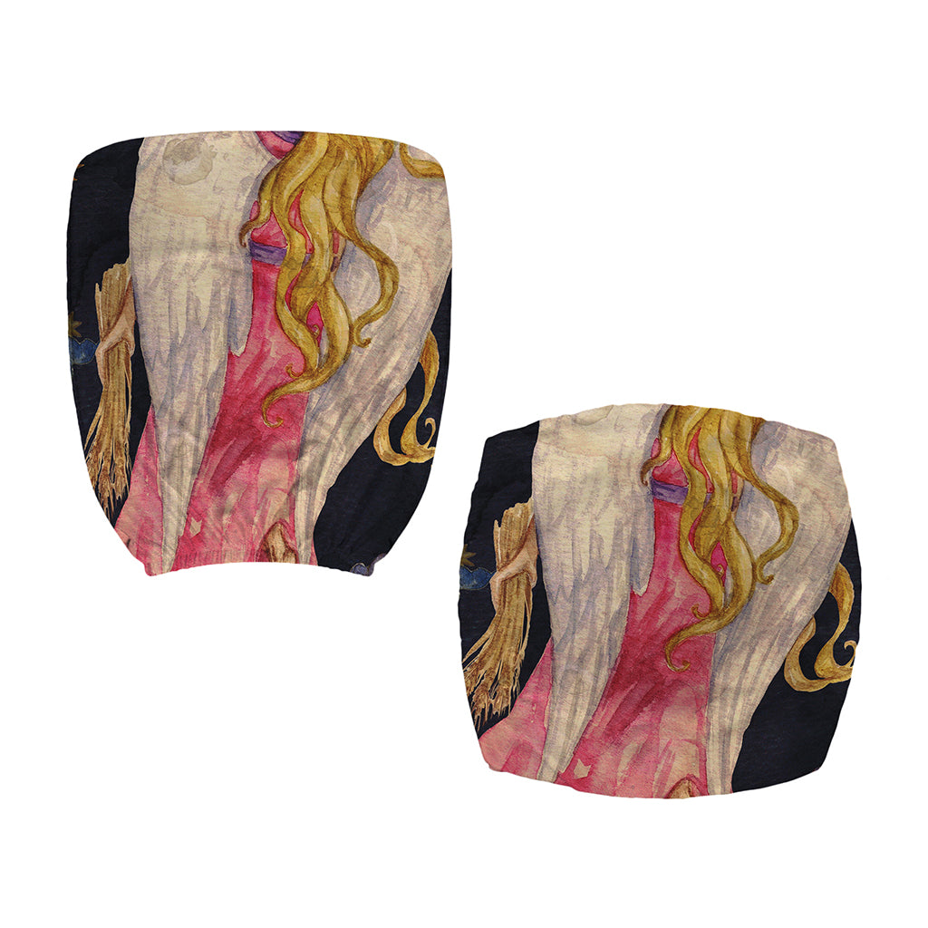 Watercolor Virgo Zodiac Sign Print Office Chair Cover