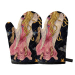 Watercolor Virgo Zodiac Sign Print Oven Mitts