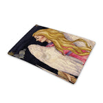 Watercolor Virgo Zodiac Sign Print Pet Cooling Mat Cover