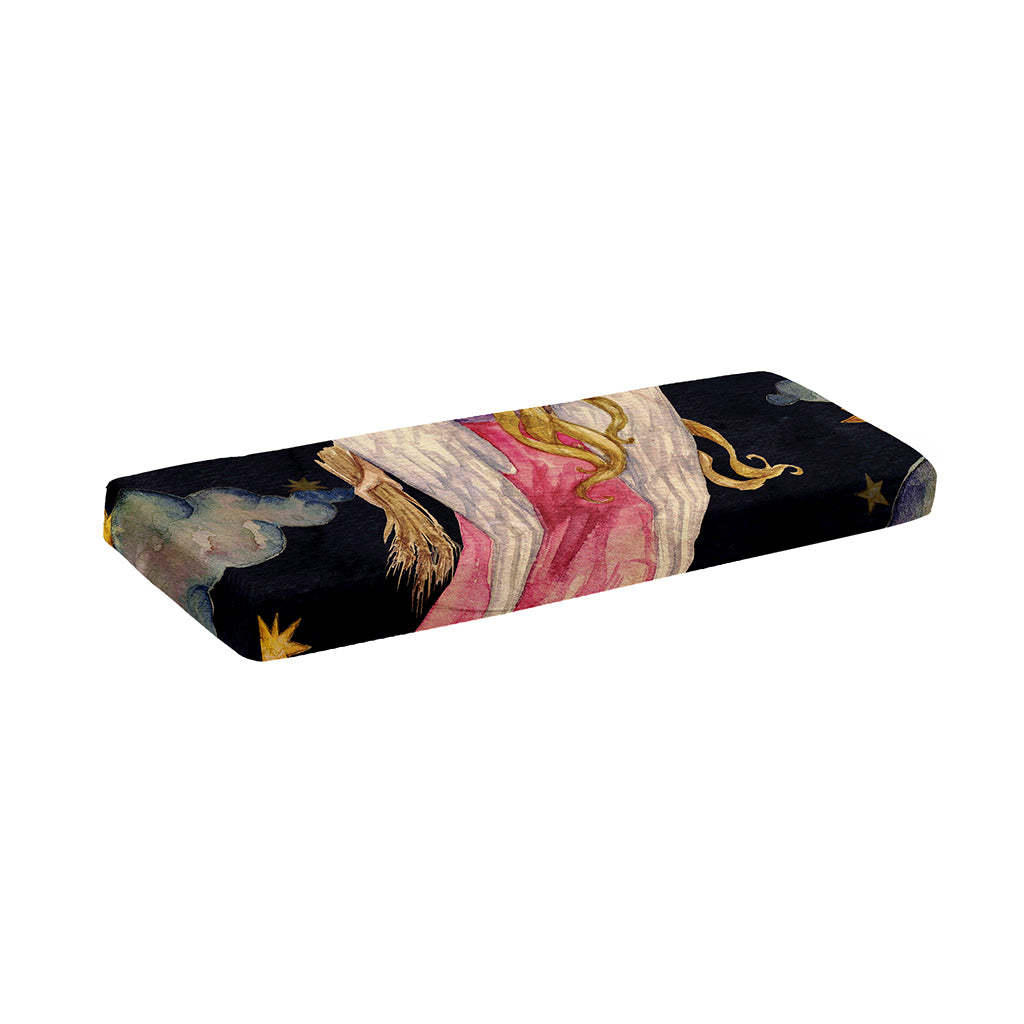 Watercolor Virgo Zodiac Sign Print Piano Keyboard Cover