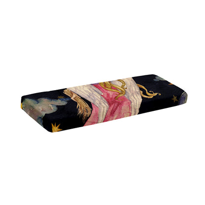 Watercolor Virgo Zodiac Sign Print Piano Keyboard Cover