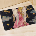 Watercolor Virgo Zodiac Sign Print Polyester Doormat