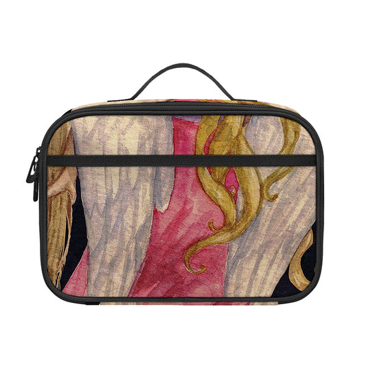 Watercolor Virgo Zodiac Sign Print Portable Lunch Bag