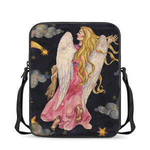 Watercolor Virgo Zodiac Sign Print Rectangular Crossbody Bag