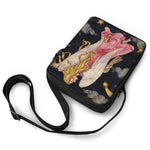 Watercolor Virgo Zodiac Sign Print Rectangular Crossbody Bag