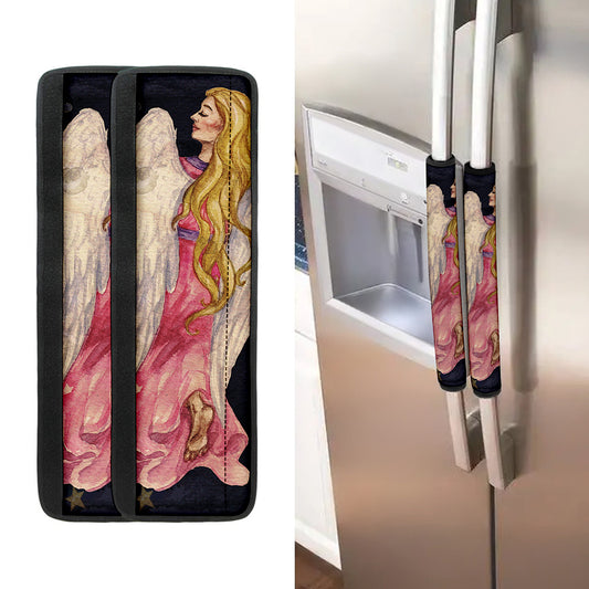 Watercolor Virgo Zodiac Sign Print Refrigerator Handle Covers