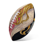 Watercolor Virgo Zodiac Sign Print Rugby Ball