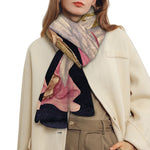 Watercolor Virgo Zodiac Sign Print Scarf