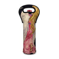 Watercolor Virgo Zodiac Sign Print Single Neoprene Wine Tote