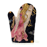Watercolor Virgo Zodiac Sign Print Single Oven Mitt